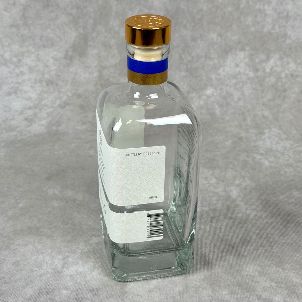 LALO Tequila Blanco EMPTY 750ml Glass Bottle with Gold Stopper Home Decor DIY - Picture 3 of 9